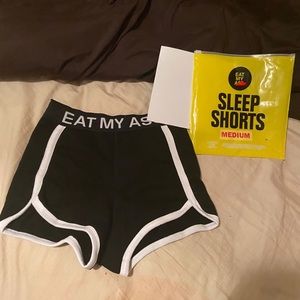 ❤️SOLD ON M❤️ Linda Finegold Eat Sleep Shorts